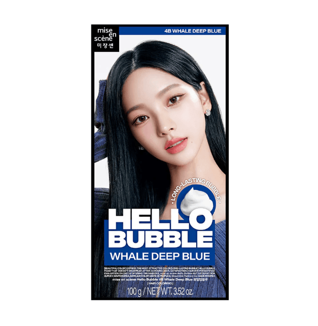 MISE EN SCENE Hello Bubble Foam Color Hair Dye [4B Whale Deep Blue]